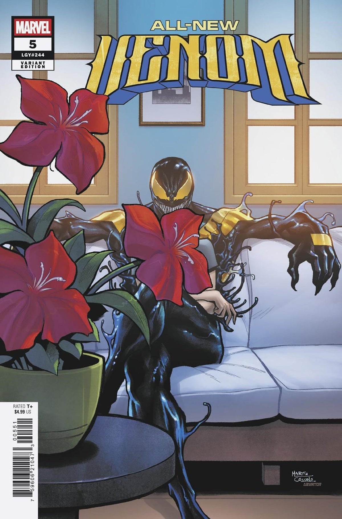 Marvel Comic Books ALL-NEW VENOM #5 MARTIN COCCOLO SPOILER VARIANT 75960621047300551 PRH-75960621047300551
