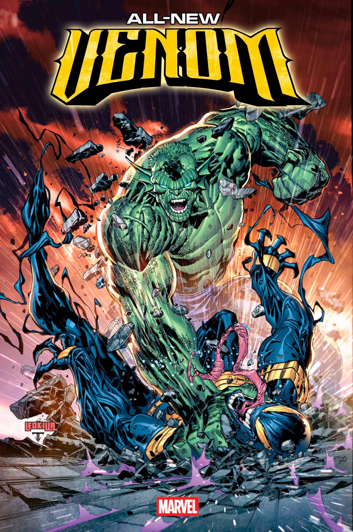 Marvel Comic Books ALL-NEW VENOM #7 KEN LASHLEY BRING ON THE BAD GUYS VARIANT 75960621047300721 PRH-75960621047300721