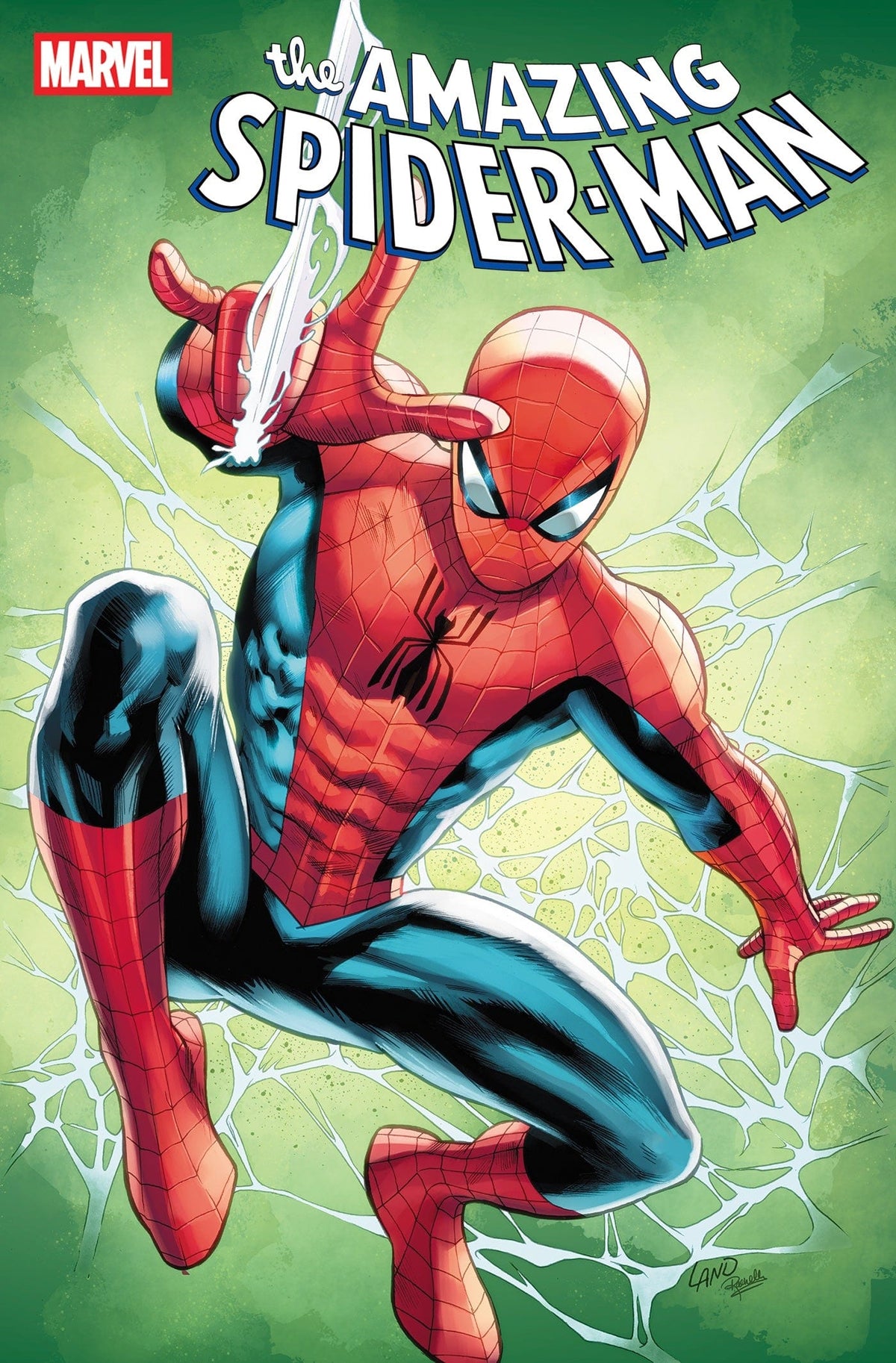 Marvel Comic Books AMAZING SPIDER-MAN #1 GREG LAND VARIANT 75960621001500181 PRH-75960621001500181
