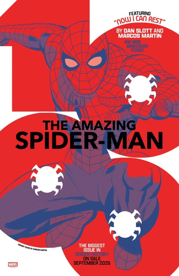 Marvel Comic Books AMAZING SPIDER-MAN #1000 MARCOS MARTIN VARIANT 75960621001503636 PRH-75960621001503636
