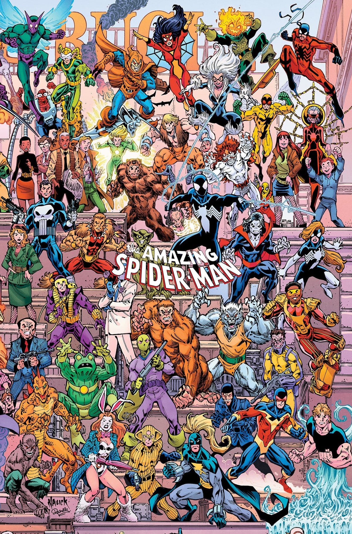 Marvel Comic Books AMAZING SPIDER-MAN #1001 TODD NAUCK 4-PART CONNECTING LEGACY VARIANT (Release Date: 10/14/2026) 75960623001300121 PRH-75960623001300121