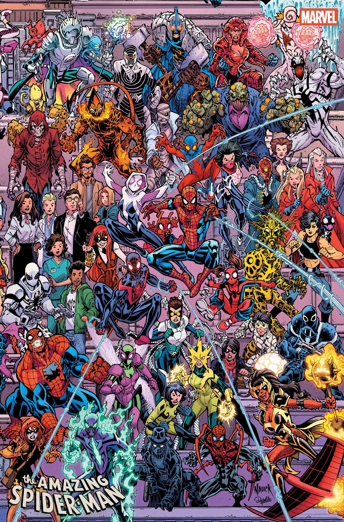 Marvel Comic Books AMAZING SPIDER-MAN #1003 TODD NAUCK 4-PART CONNECTING LEGACY VARIANT (Release Date: 11/11/2026) 75960623001300321 PRH-75960623001300321