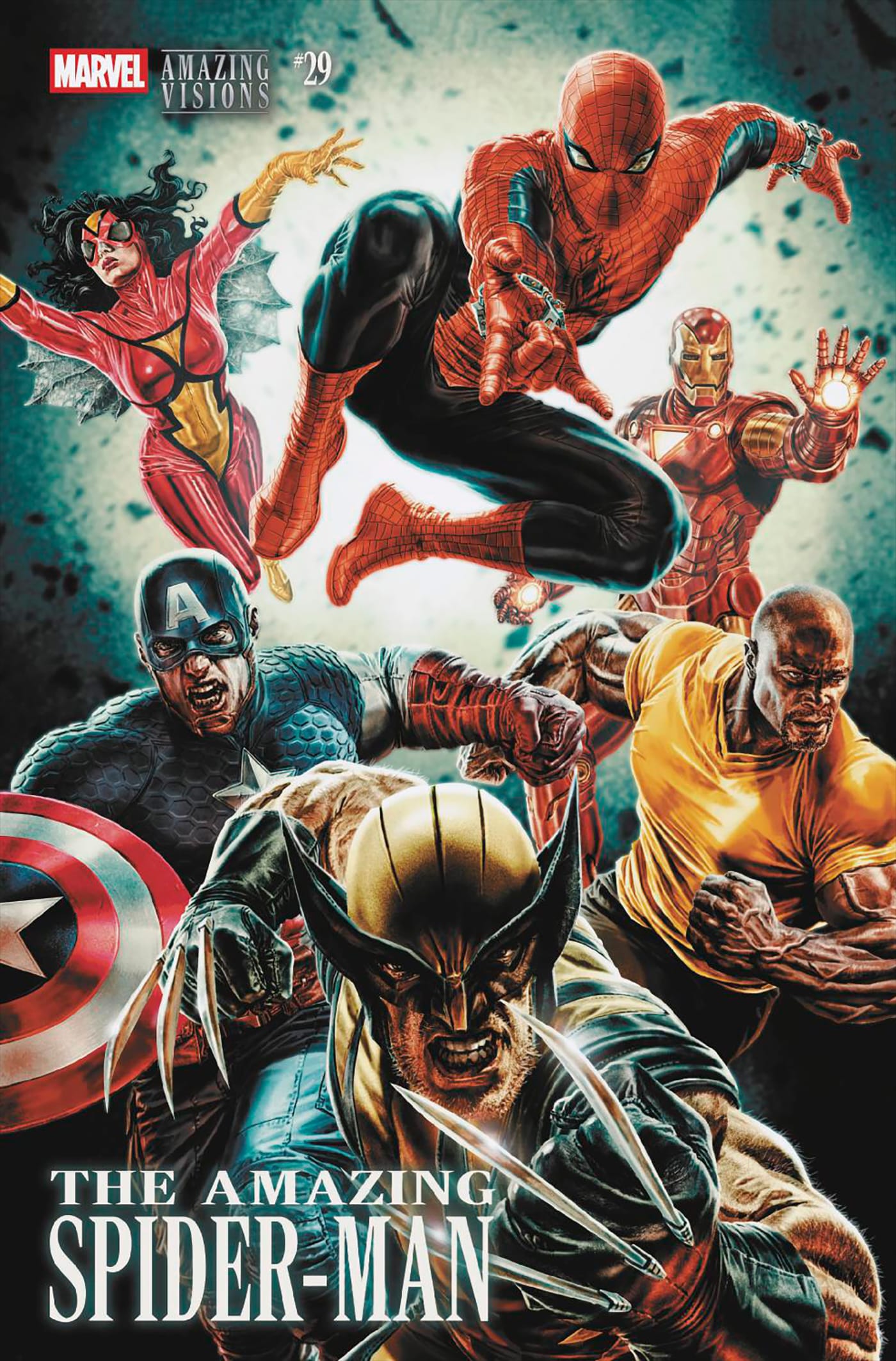 Comics VARIANT♡トレーディングアーツ 彩色Ver.5種まとめ売り marvel-comic-books-amazing-