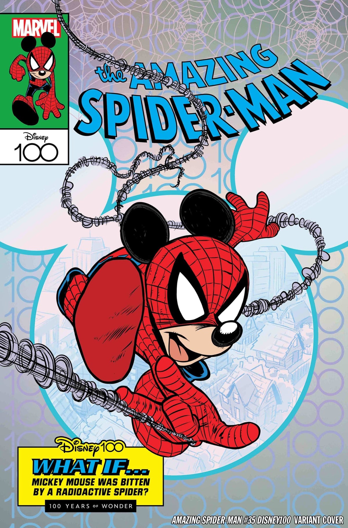 Marvel Comic Books AMAZING SPIDER-MAN #35 CLAUDIO SCIARRONE DISNEY100 VAR 75960620200303521 AUG230719