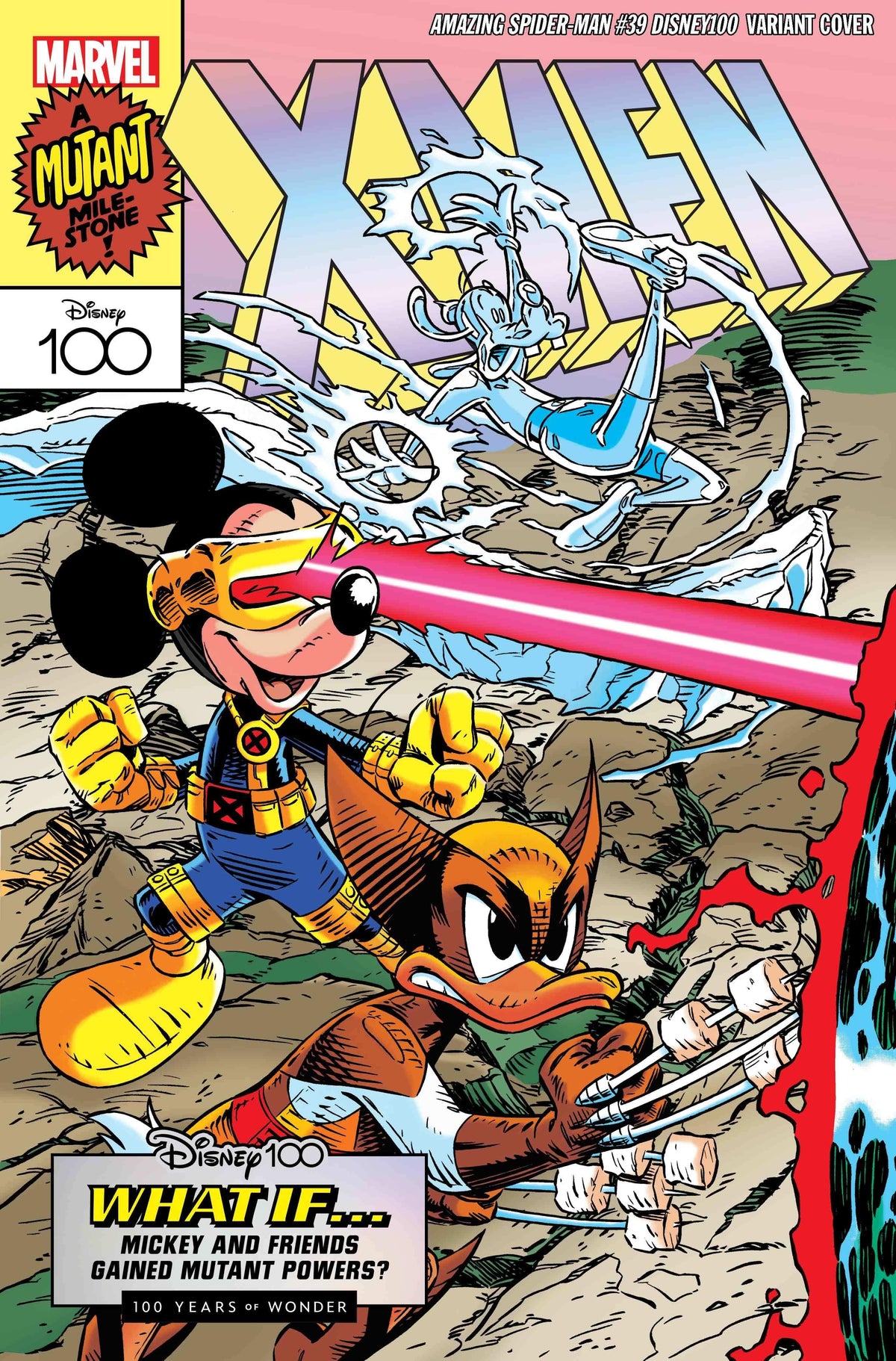 Marvel Comic Books AMAZING SPIDER-MAN #39 MANGIATORDI DISNEY100 X-MEN VAR 75960620200303921 SEP230672