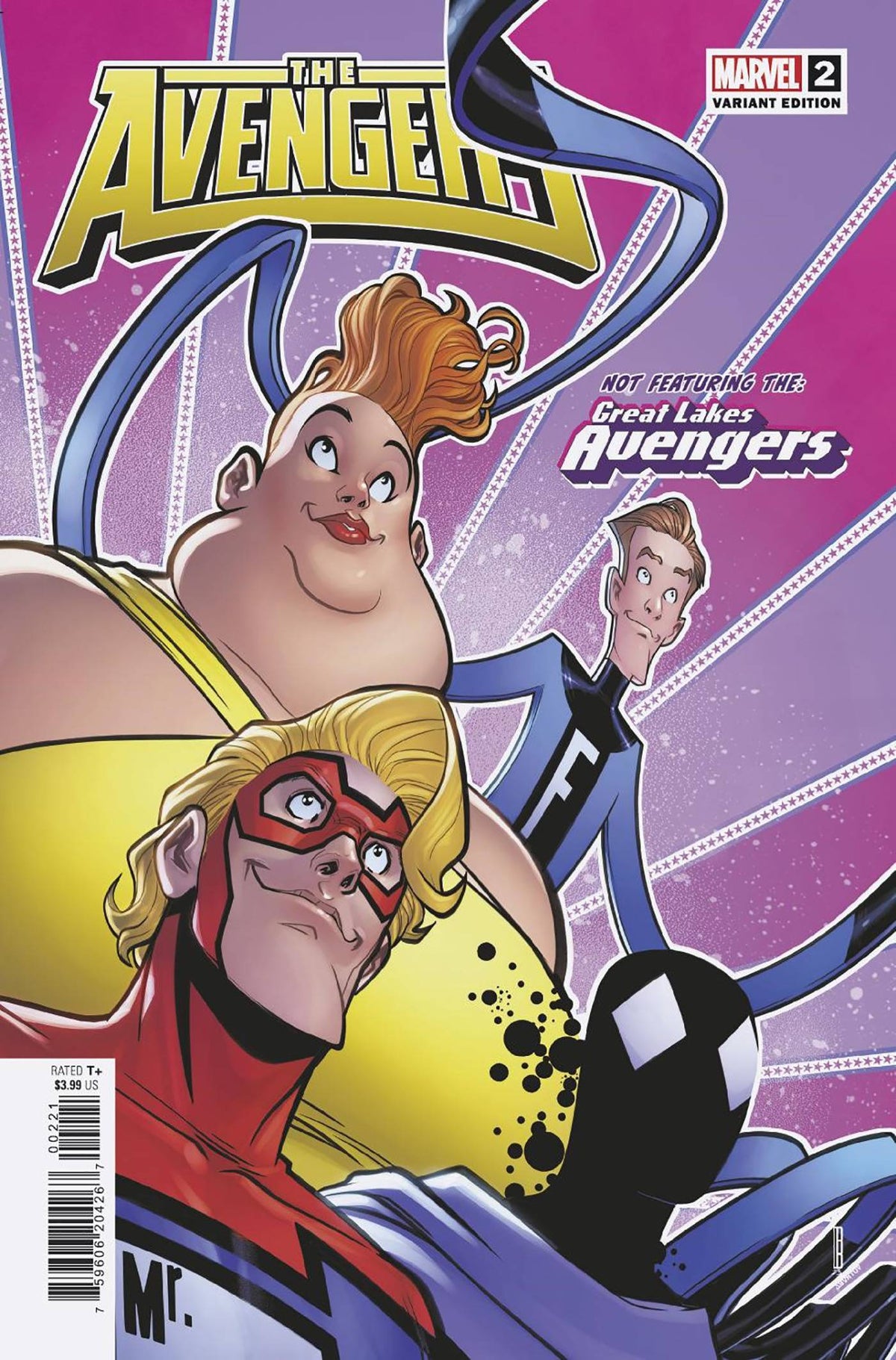 Marvel Comic Books AVENGERS #2 GREAT LAKES AVENGERS DAVID BALDEON VAR 75960620426700221 APR230684