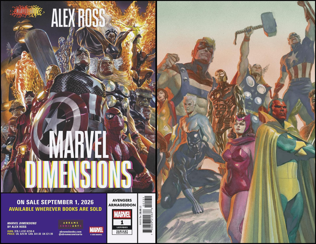 Marvel Comic Books AVENGERS: ARMAGEDDON #1 ALEX ROSS MARVEL DIMENSIONS VARIANT 75960621563800131 PRH-75960621563800131