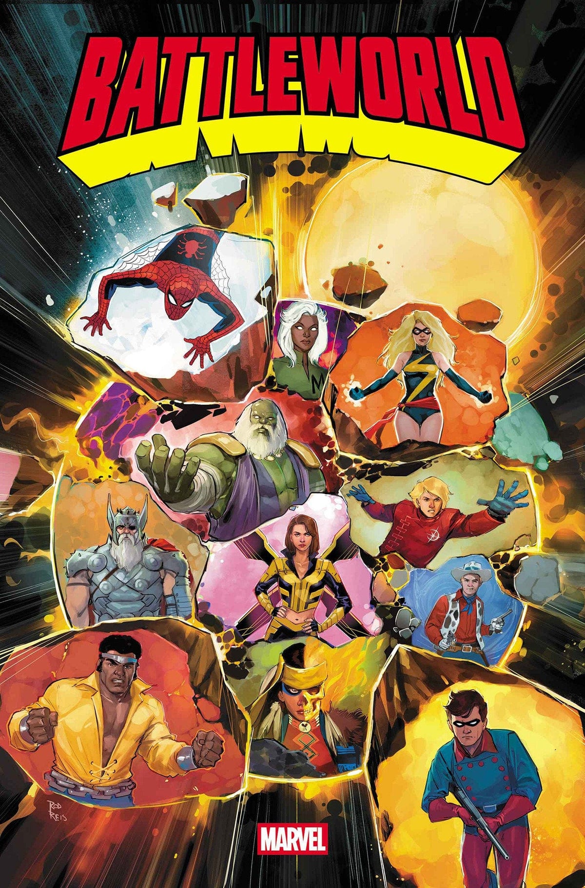 Marvel Comic Books BATTLEWORLD #1 ROD REIS PROMO VARIANT 75960621324500121 PRH-75960621324500121