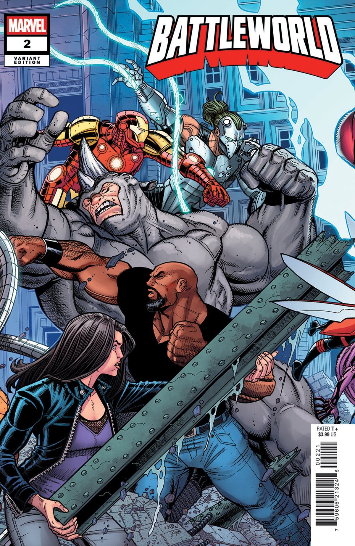 Marvel Comic Books BATTLEWORLD #2 NICK BRADSHAW 5-PART CONNECTING VARIANT B 75960621324500221 PRH-75960621324500221