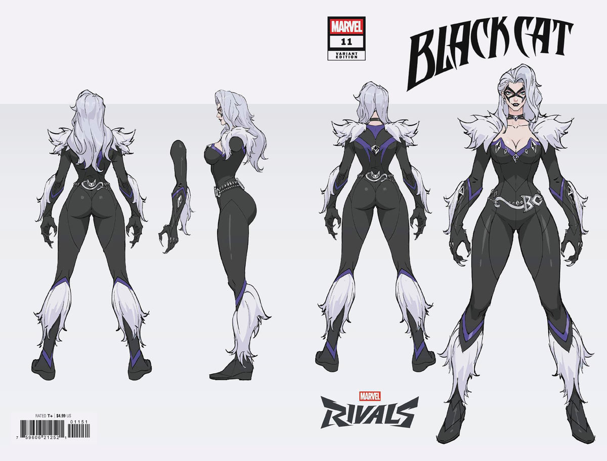 Marvel Comic Books BLACK CAT #11 NETEASE GAMES MARVEL RIVALS WRAPAROUND VARIANT 75960621252101151 PRH-75960621252101151
