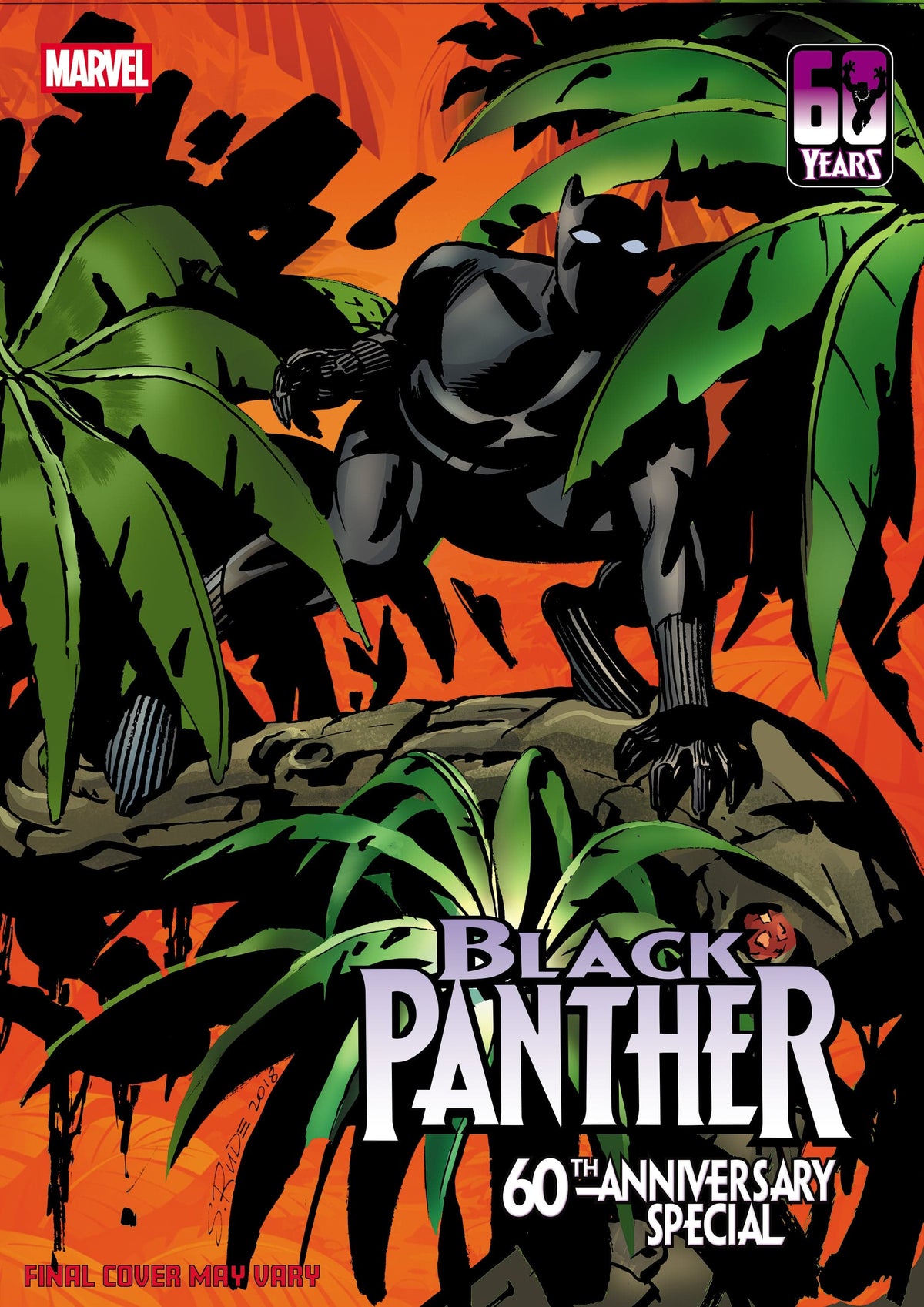 Marvel Comic Books BLACK PANTHER 60TH ANNIVERSARY SPECIAL #1 STEVE RUDE VARIANT 75960621387000131 PRH-75960621387000131