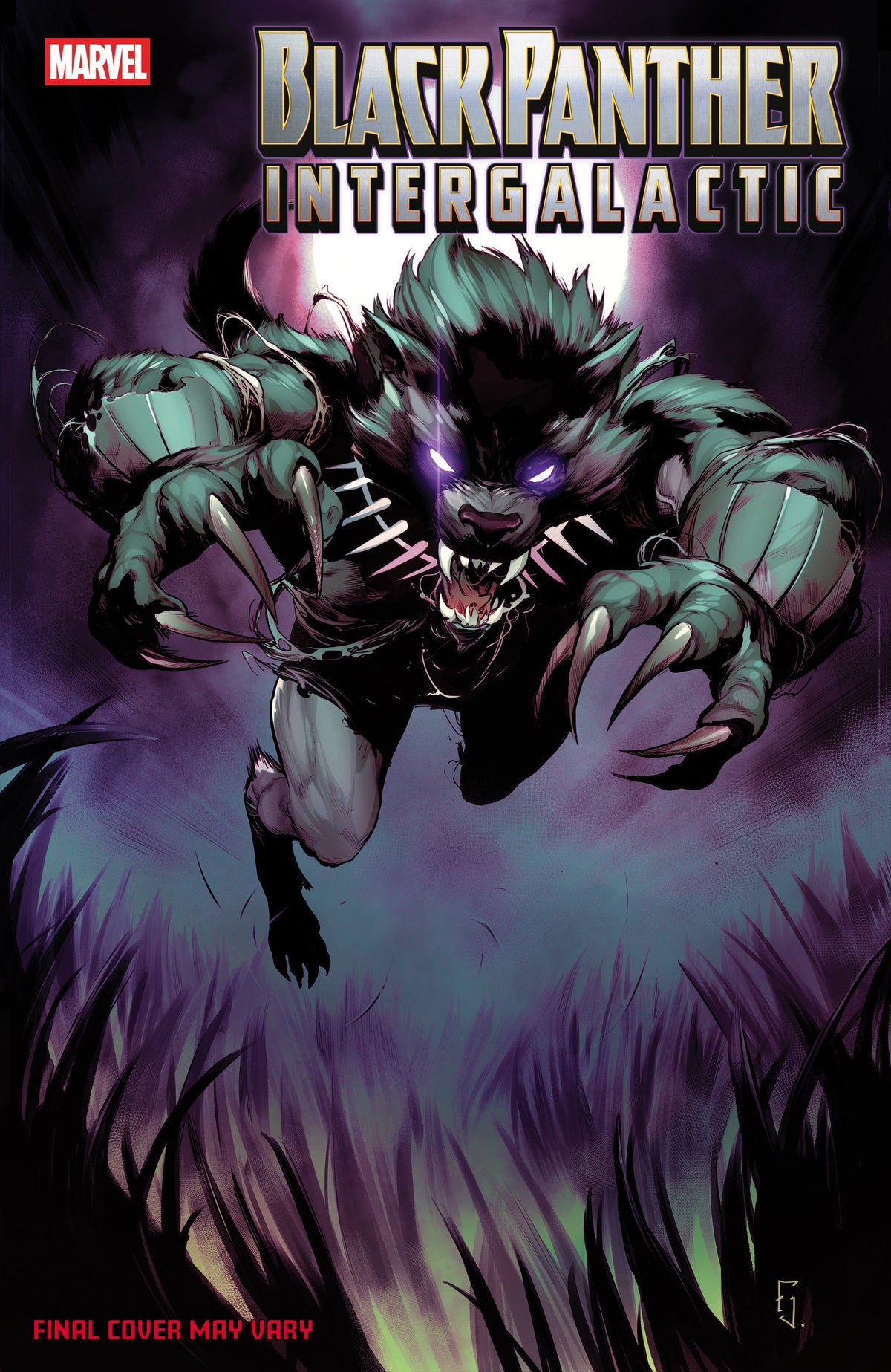 Marvel Comic Books BLACK PANTHER: INTERGALACTIC #4 JUAN FRIGERI MARVEL MONSTER VARIANT 75960621245300421 PRH-75960621245300421