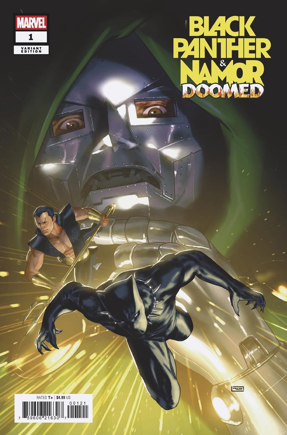 Marvel Comic Books BLACK PANTHER/NAMOR: DOOMED #1 TAURIN CLARKE VARIANT (Release Date: 09/02/2026) 75960621630700121 PRH-75960621630700121