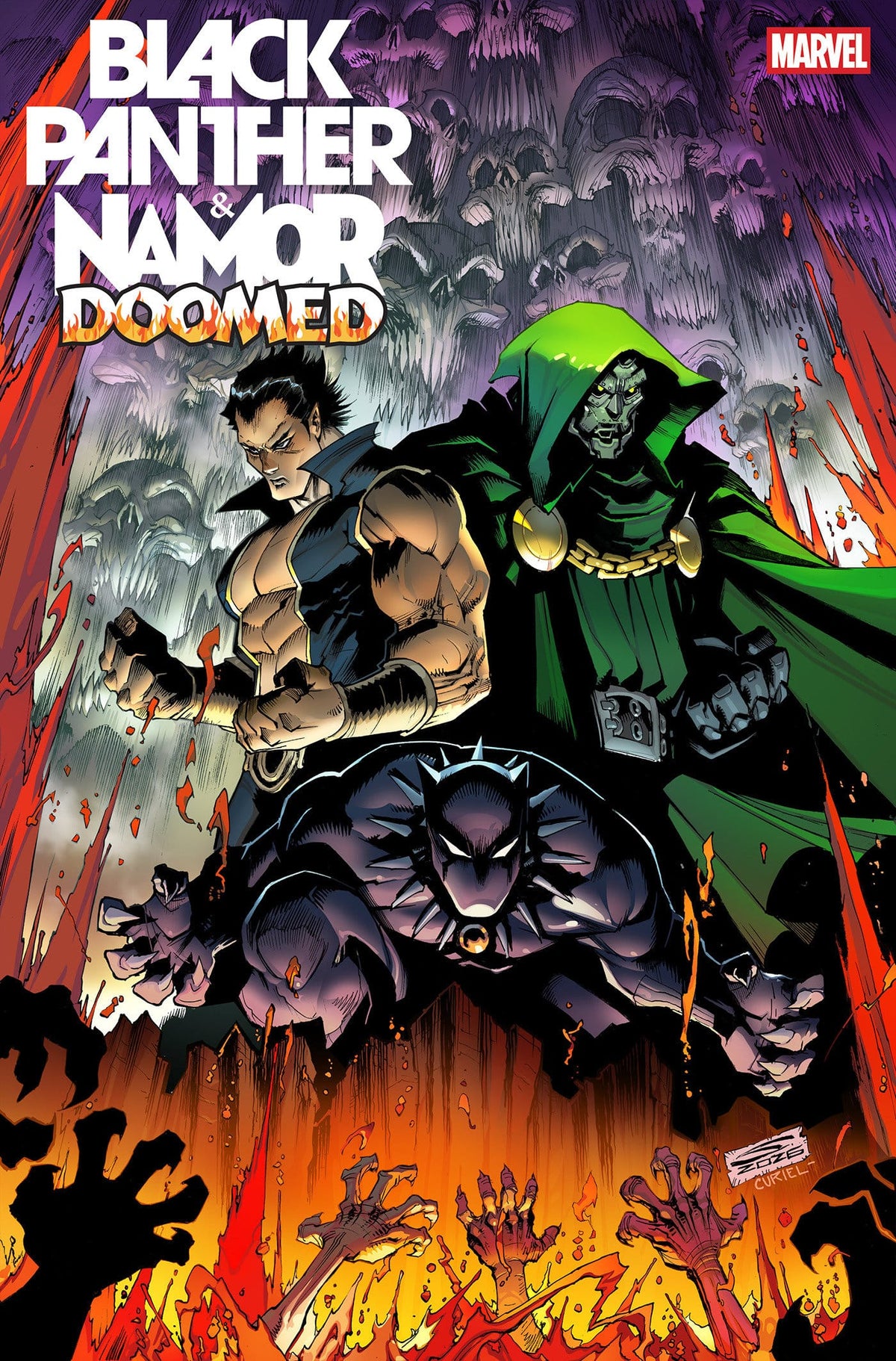 Marvel Comic Books BLACK PANTHER/NAMOR: DOOMED #3 GERARDO SANDOVAL VARIANT (Release Date: 11/18/2026) 75960621630700321 PRH-75960621630700321