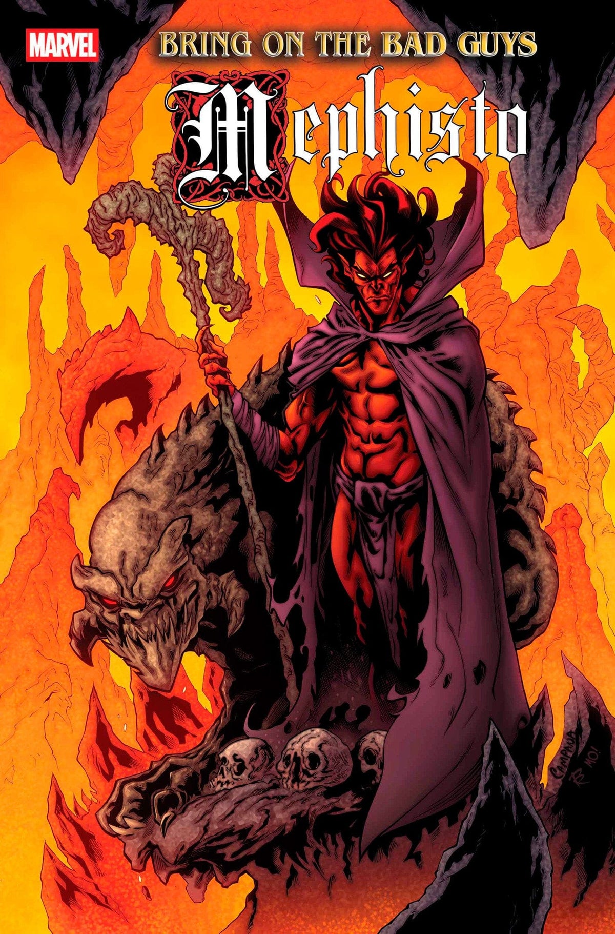 Marvel Comic Books BRING ON THE BAD GUYS: MEPHISTO #1 CHRIS CAMPANA VARIANT 75960621189000131 PRH-75960621189000131
