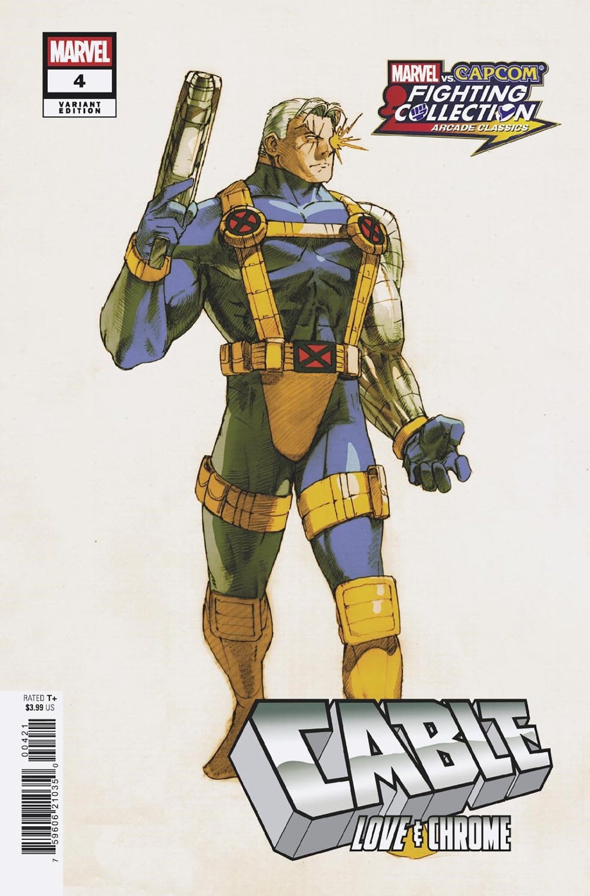 Marvel Comic Books CABLE: LOVE AND CHROME #4 BENGUS MARVEL VS. CAPCOM VARIANT 75960621035000421 PRH-75960621035000421