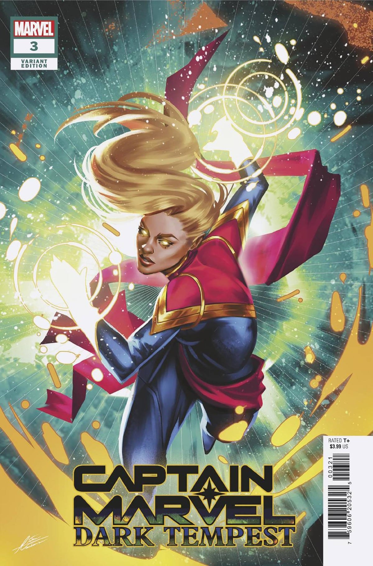 Marvel Comic Books CAPTAIN MARVEL DARK TEMPEST #3 (OF 5) MATEUS MANHANINI VAR 75960620532500321 JUL230726