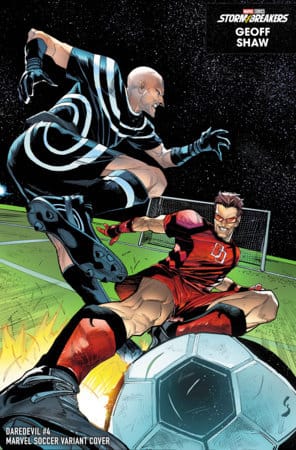 Marvel Comic Books DAREDEVIL #4 GEOFF SHAW MARVEL SOCCER VARIANT 75960621282800431 PRH-75960621282800431