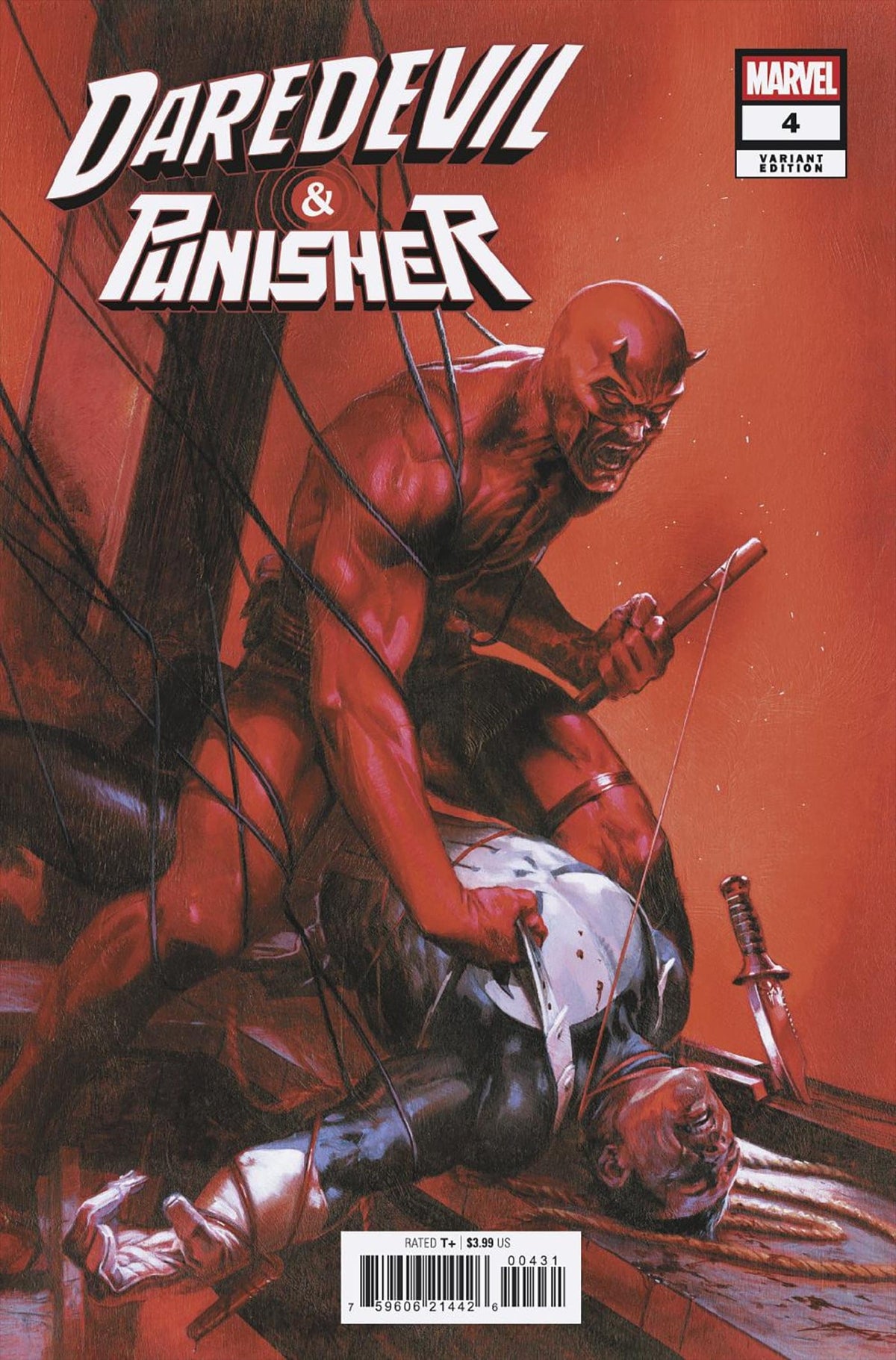 Marvel Comic Books DAREDEVIL/PUNISHER: THE DEVIL'S TRIGGER #4 GABRIELE DELL'OTTO VARIANT 75960621442600431 PRH-75960621442600431