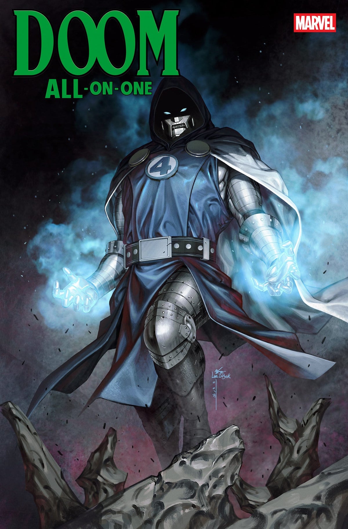 Marvel Comic Books DOOM ALL-ON-ONE #1 INHYUK LEE VARIANT (Release Date: 10/14/2026) 75960621472300141 PRH-75960621472300141