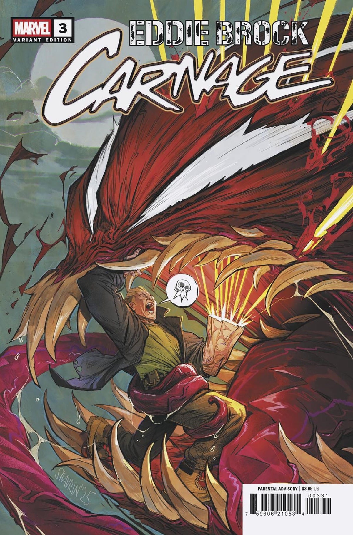 Marvel Comic Books EDDIE BROCK: CARNAGE #3 IVAN SHAVRIN VARIANT 75960621053400331 PRH-75960621053400331