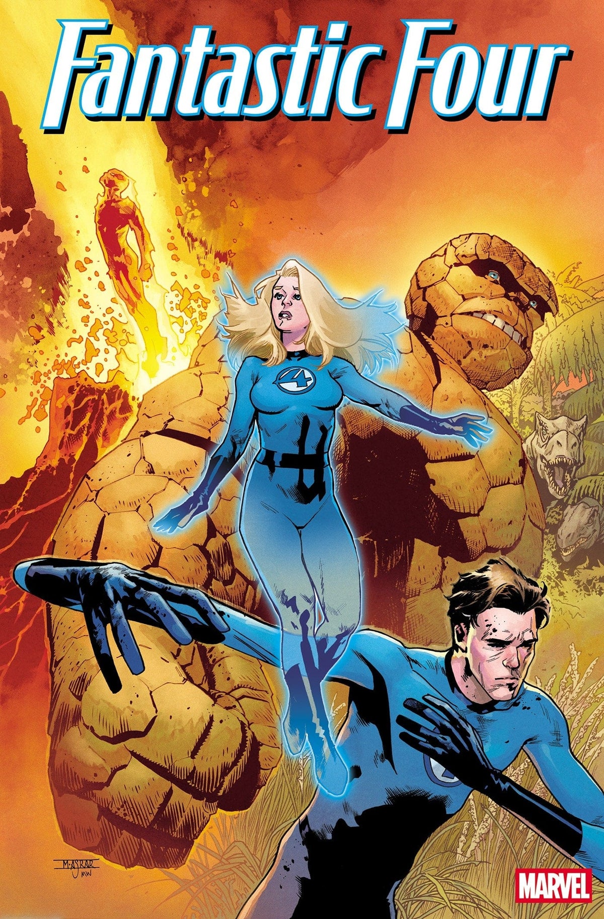 Marvel Comic Books FANTASTIC FOUR #1 MAHMUD ASRAR FOIL VARIANT 75960621122700191 PRH-75960621122700191