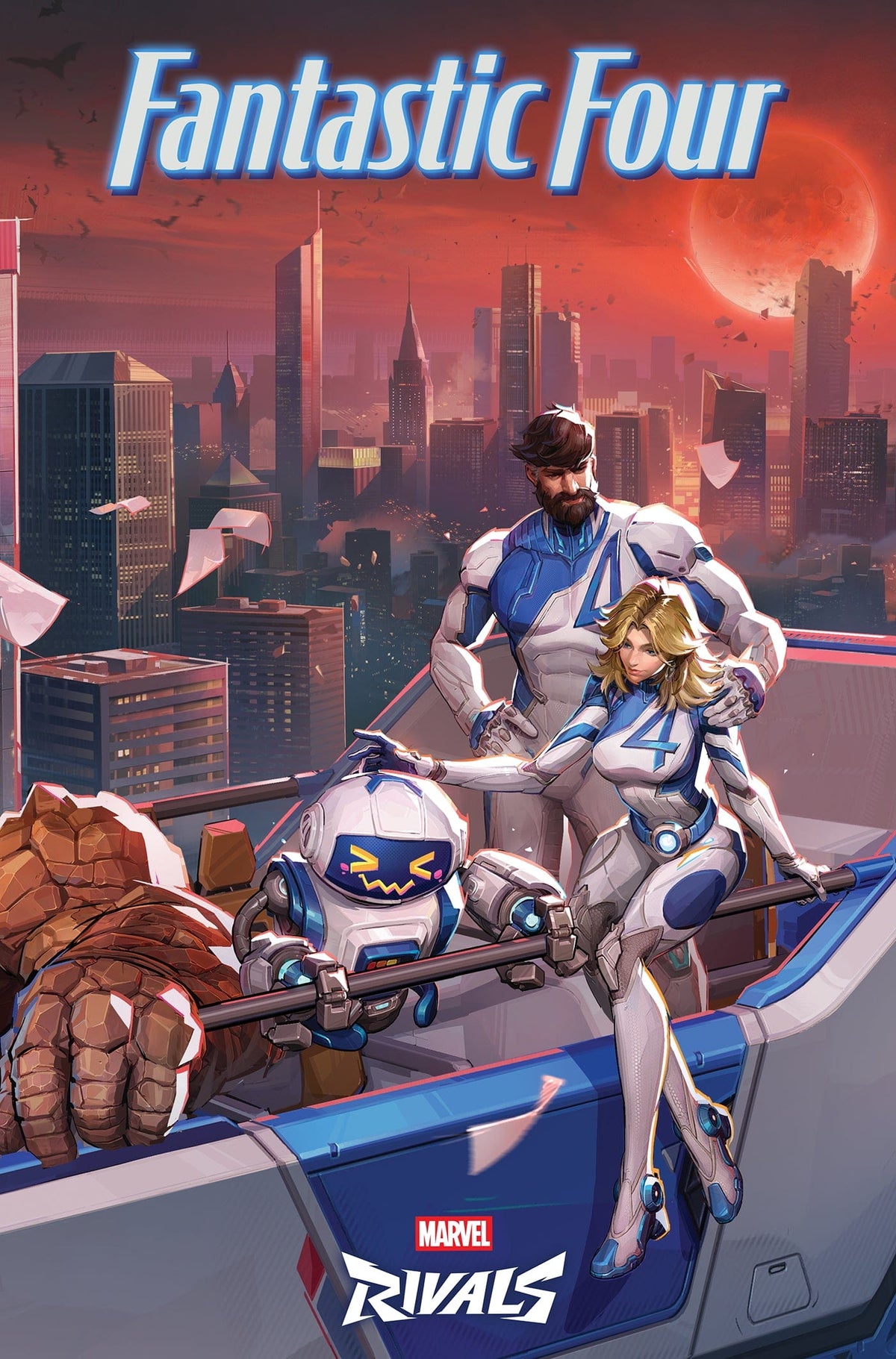 Marvel Comic Books FANTASTIC FOUR #2 NETEASE GAMES MARVEL RIVALS 2-PART CONNECTING VARIANT 75960621122700251 PRH-75960621122700251