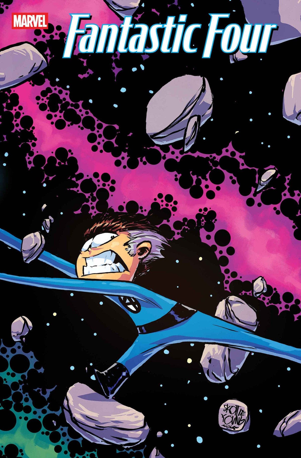 Marvel Comic Books FANTASTIC FOUR #3 SKOTTIE YOUNG 5-PART CONNECTING VARIANT 75960621122700341 PRH-75960621122700341