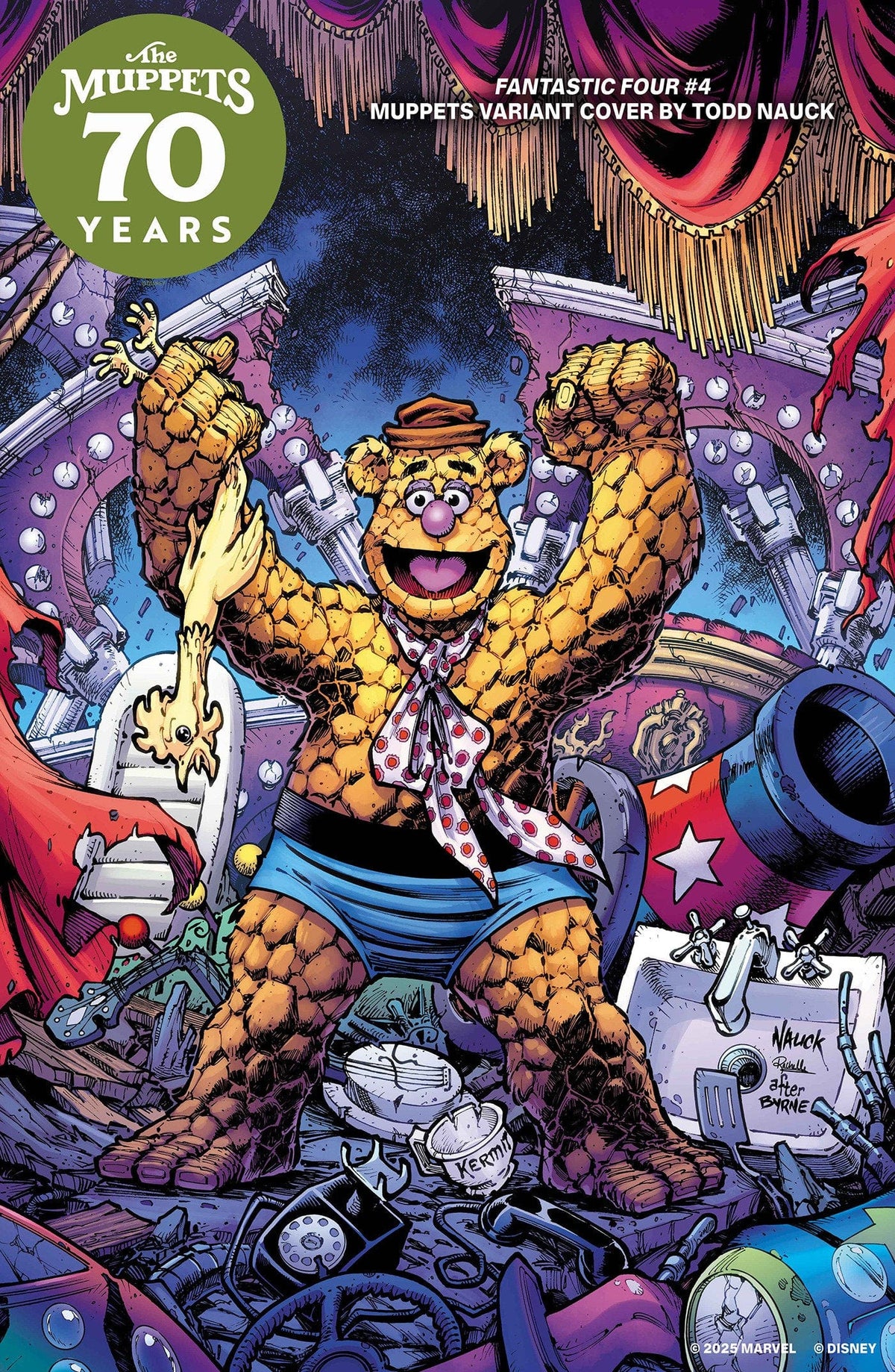 Marvel Comic Books FANTASTIC FOUR #4 TODD NAUCK MUPPETS VARIANT 75960621122700451 PRH-75960621122700451