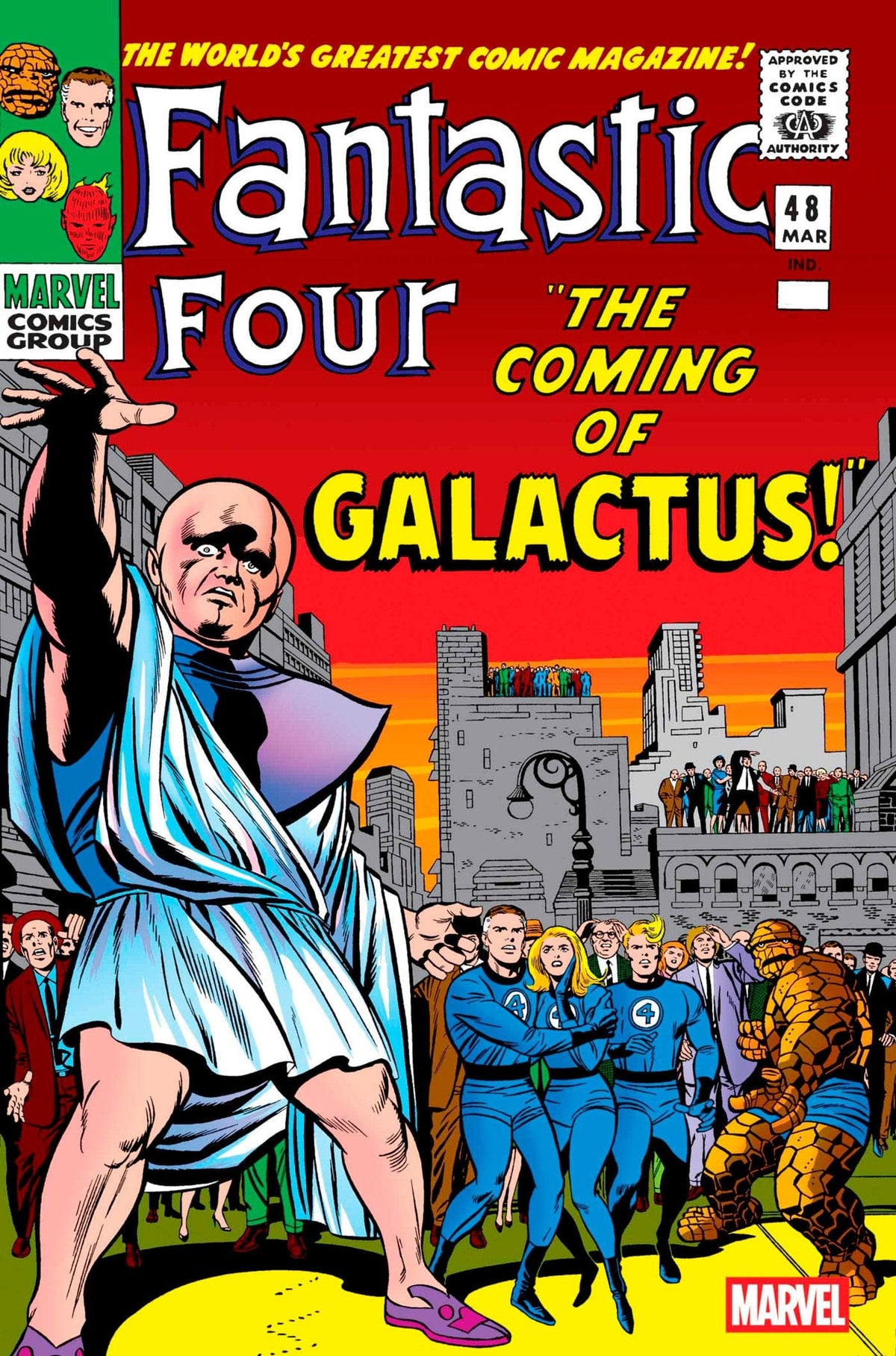 Marvel Comic Books FANTASTIC FOUR #48 FACSIMILE EDITION 75960621078704811 PRH-75960621078704811