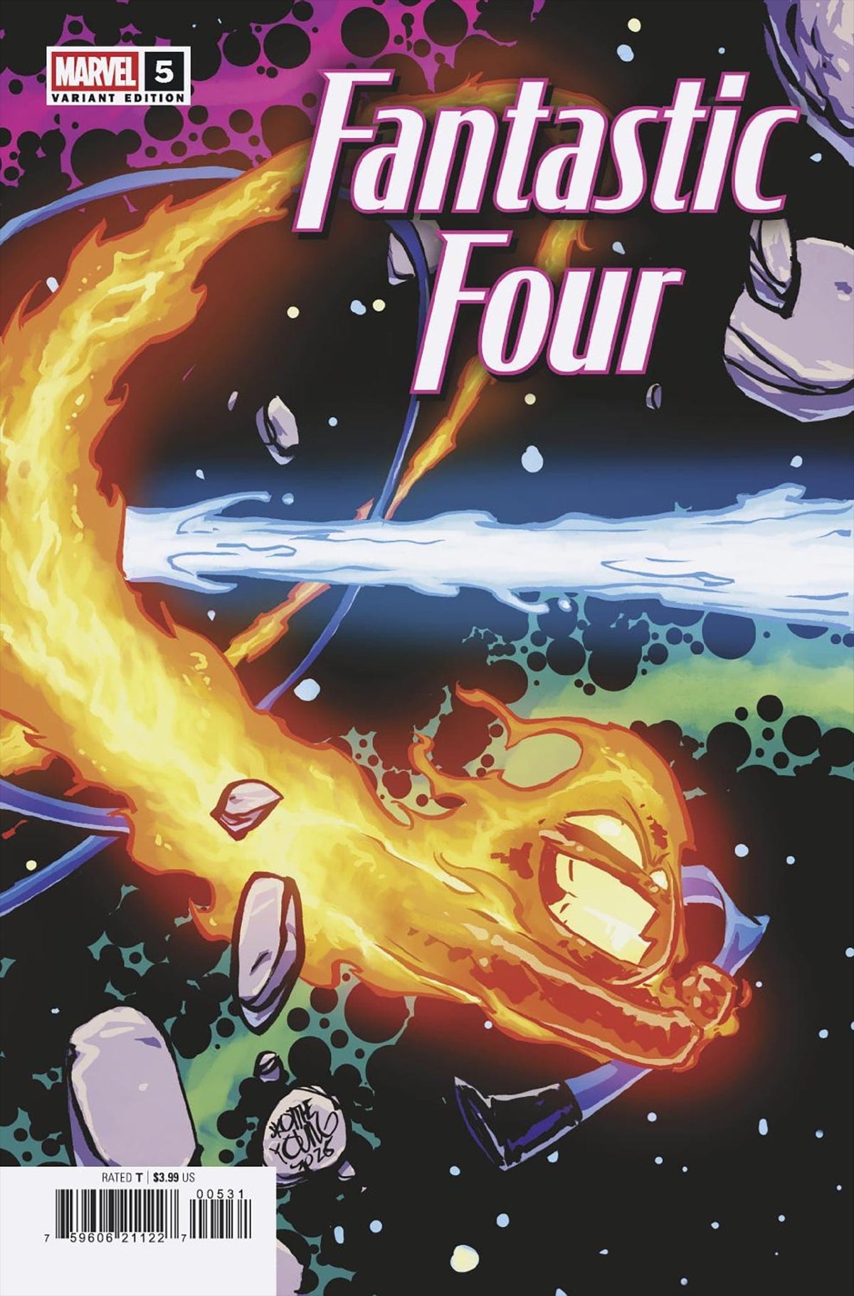 Marvel Comic Books FANTASTIC FOUR #5 SKOTTIE YOUNG 5-PART CONNECTING VARIANT 75960621122700531 PRH-75960621122700531