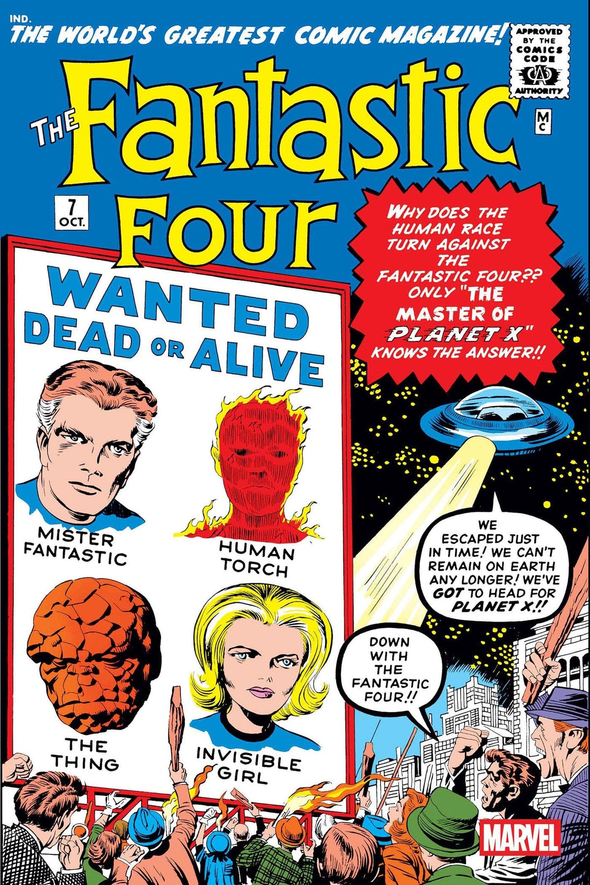 Marvel Comic Books FANTASTIC FOUR #7 FACSIMILE EDITION FOIL VARIANT 75960621072500721 PRH-75960621072500721