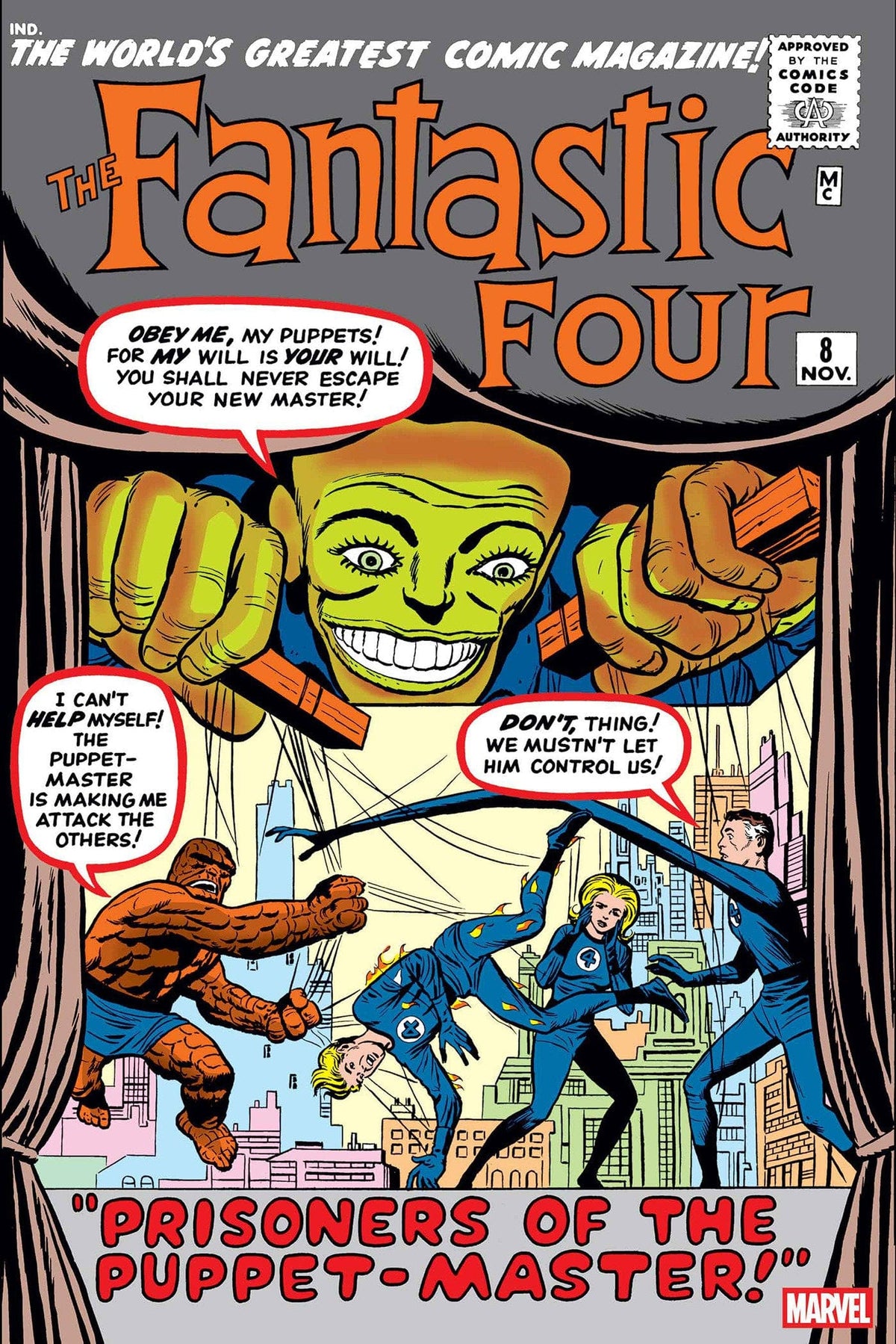 Marvel Comic Books FANTASTIC FOUR #8 FACSIMILE EDITION 75960621073200811 PRH-75960621073200811