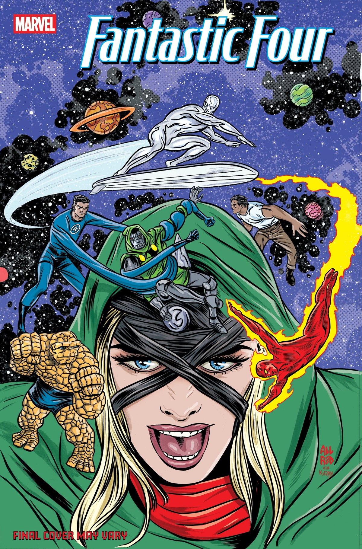 Marvel Comic Books FANTASTIC FOUR #9 MIKE ALLRED DOOM HOMAGE VARIANT 75960621122700931 PRH-75960621122700931