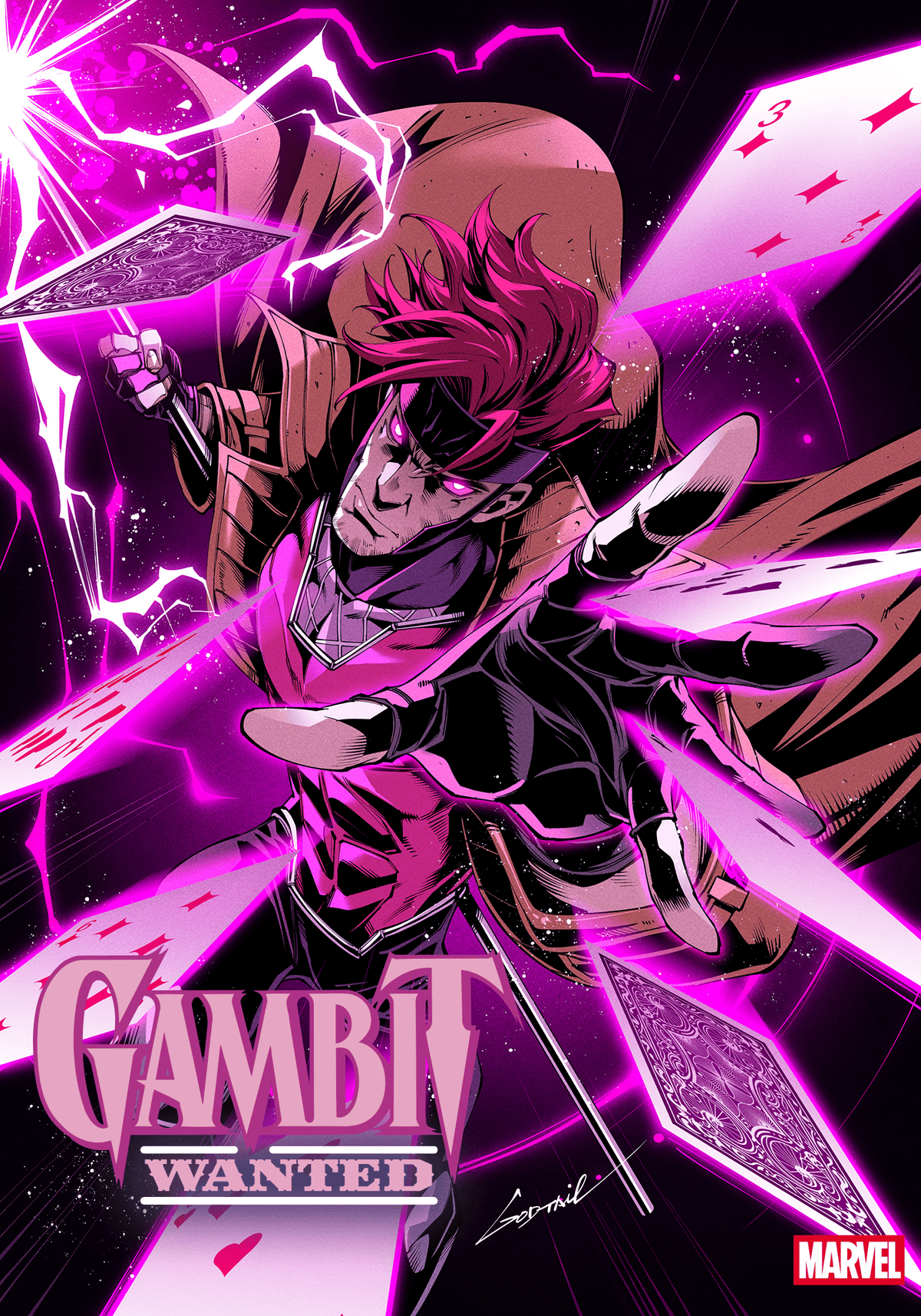 Marvel Comic Books GAMBIT: WANTED #2 GERALD PAREL GAMBIT VARIANT (Release Date: 08/26/2026) 75960621622200221 PRH-75960621622200221
