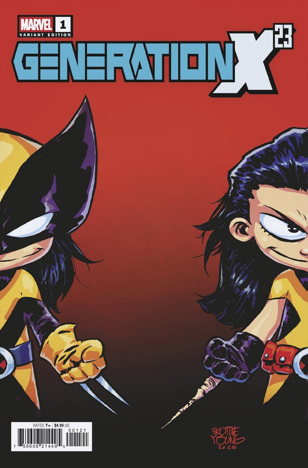 Marvel Comic Books GENERATION X-23 #1 SKOTTIE YOUNG VARIANT 75960621449500121 PRH-75960621449500121