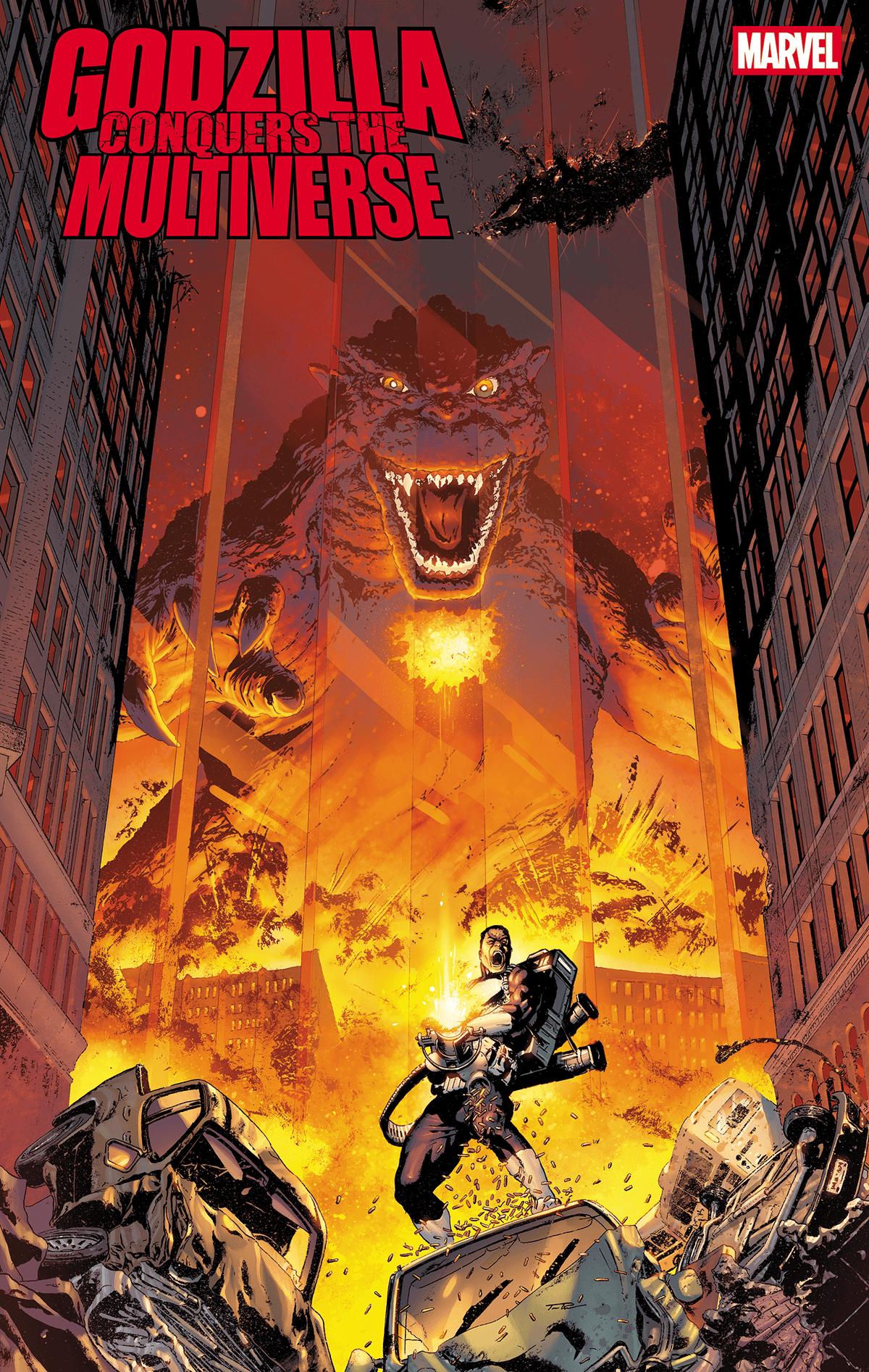 Marvel Comic Books GODZILLA CONQUERS THE MULTIVERSE #2 TONY PARKER VARIANT (Release Date: 08/26/2026) 75960621495200231 PRH-75960621495200231