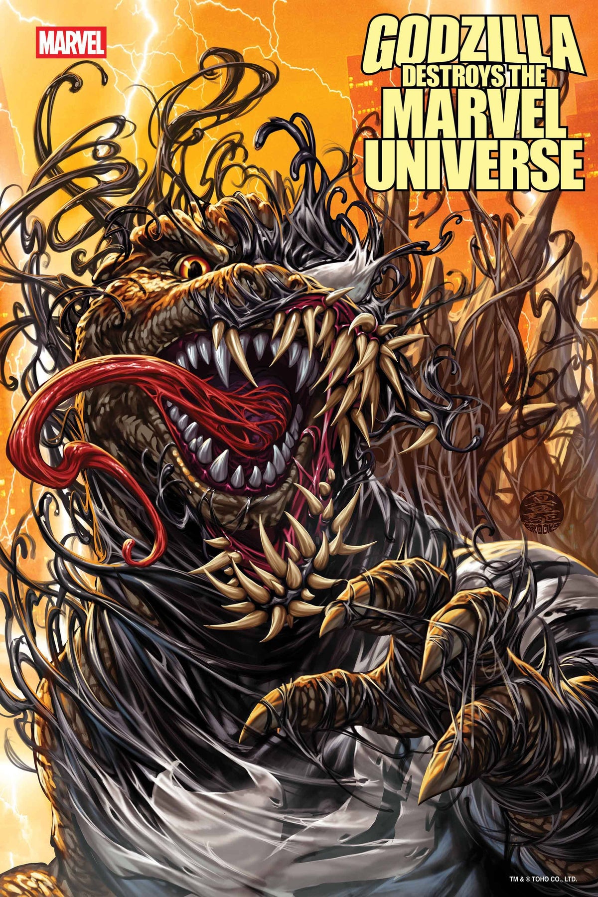 Marvel Comic Books GODZILLA DESTROYS THE MARVEL UNIVERSE #2 75960621228600211 PRH-75960621228600211