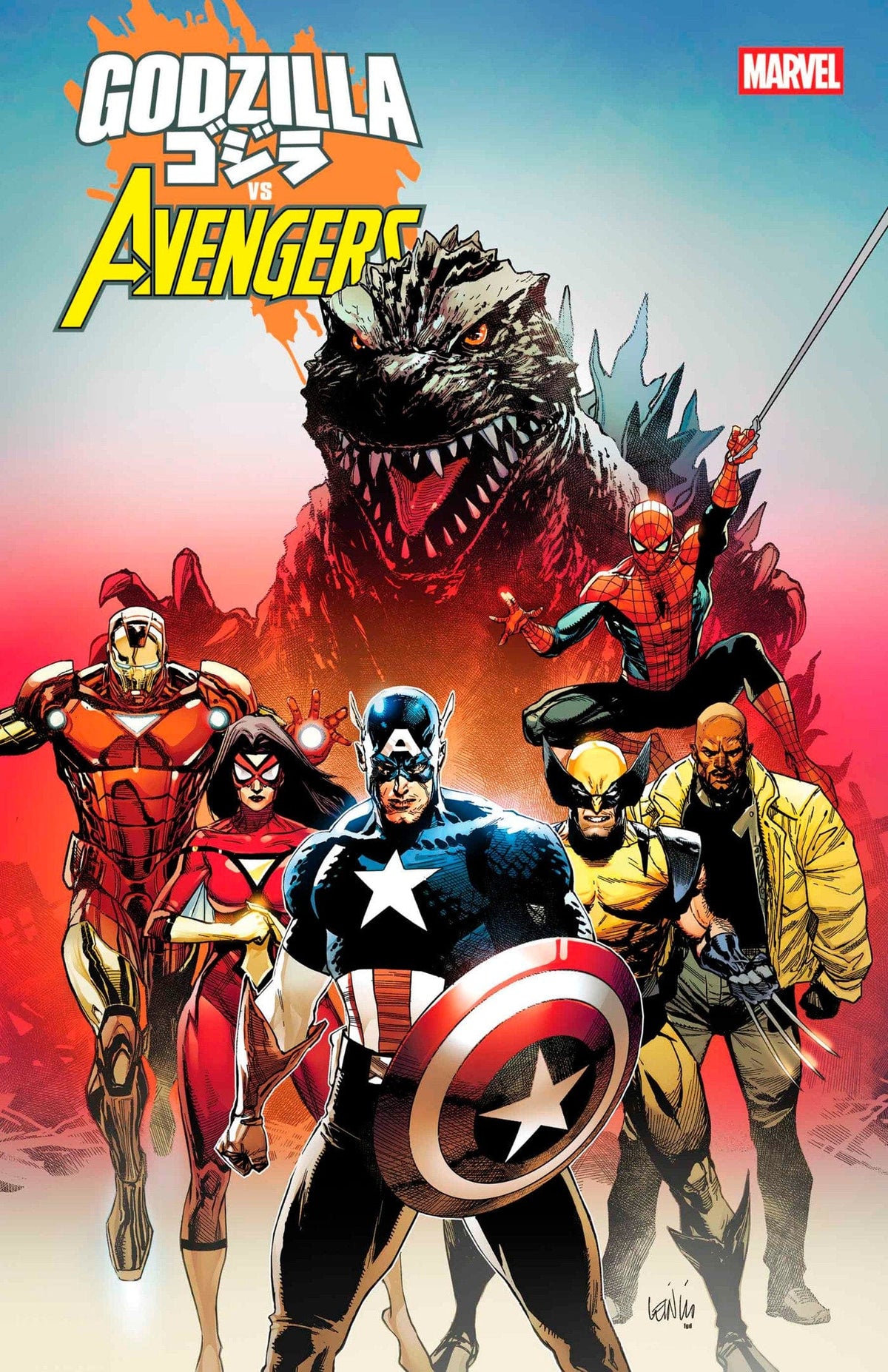 Marvel Comic Books GODZILLA VS. AVENGERS #1 75960621225500111 PRH-75960621225500111