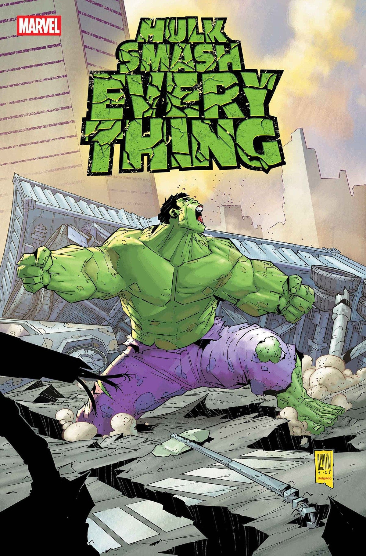 Marvel Comic Books HULK: SMASH EVERYTHING #3 PATRICK BOUTIN VARIANT 75960621455600321 PRH-75960621455600321