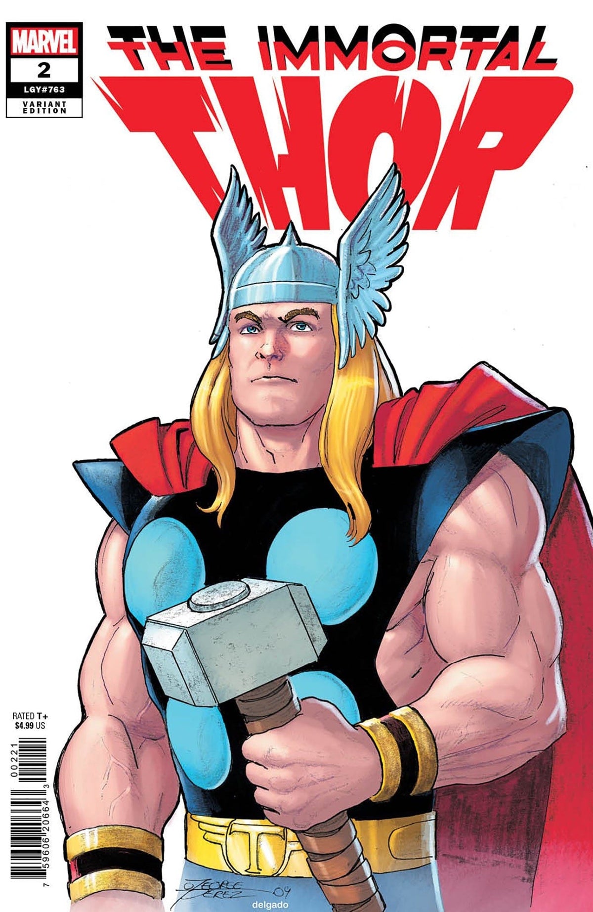 Marvel Comic Books IMMORTAL THOR #2 GEORGE PEREZ VAR 75960620664300221 JUL230592