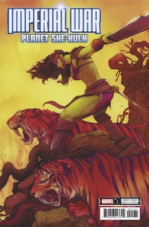 Marvel Comic Books IMPERIAL WAR: PLANET SHE-HULK #1 NIMIT MALAVIA VARIANT 75960621334400131 PRH-75960621334400131