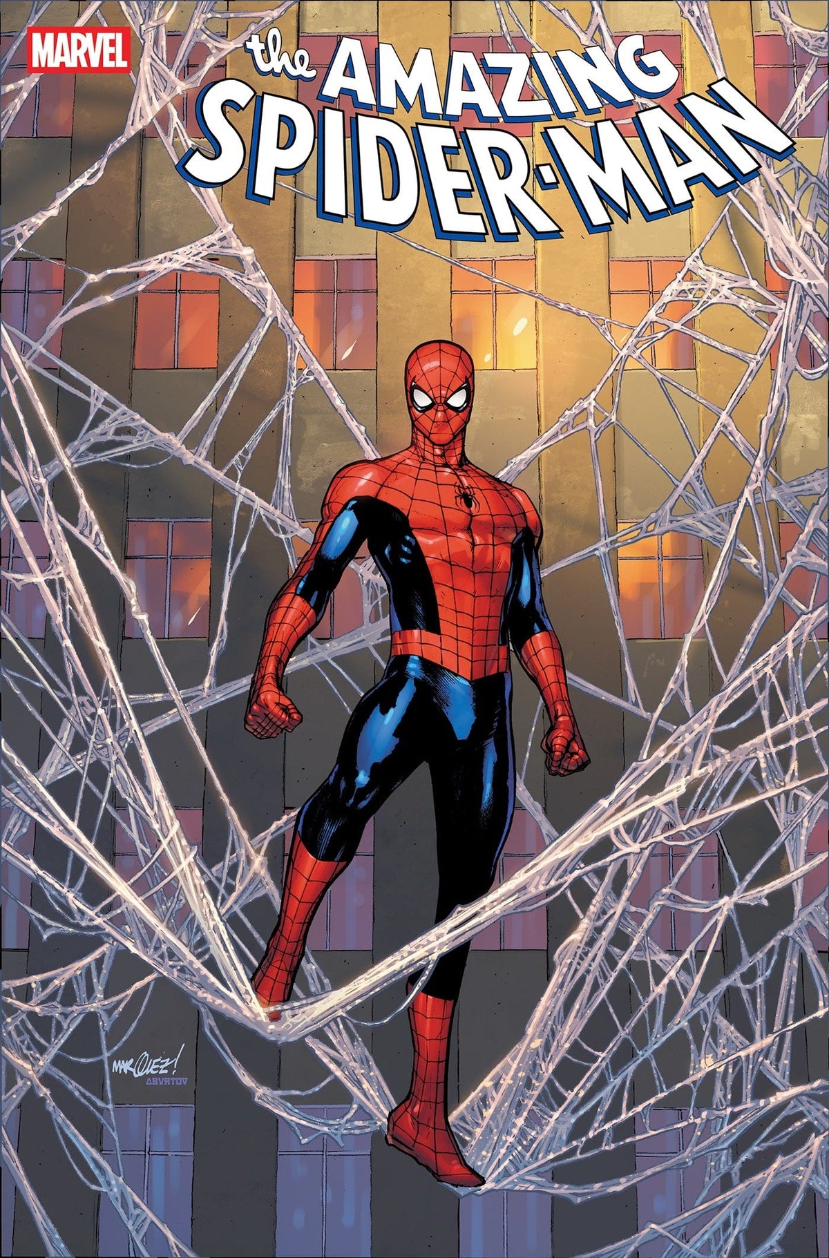 Marvel Comic Books > Incentives AMAZING SPIDER-MAN #1 1:25 INCV DAVID MARQUEZ VARIANT 75960621001500120 PRH-75960621001500120