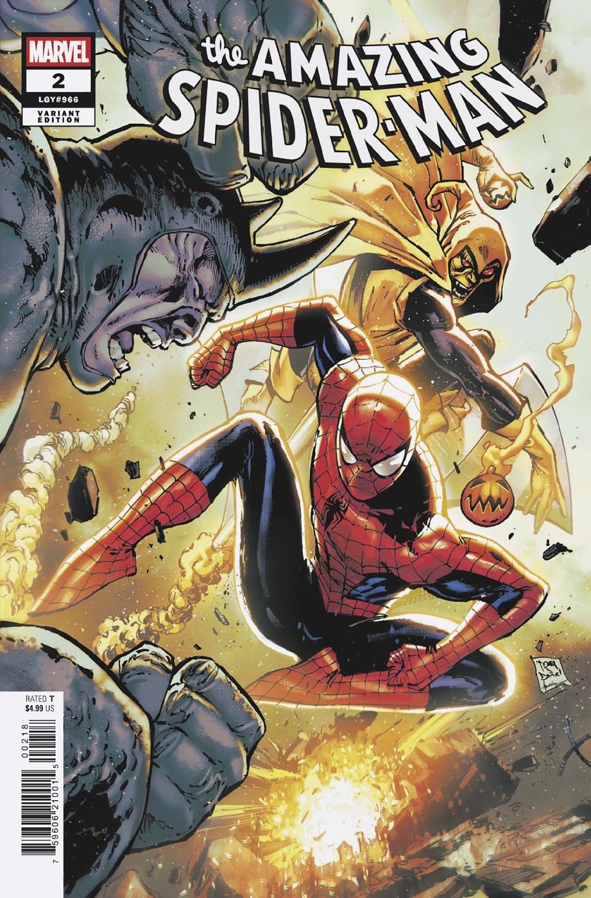 Marvel Comic Books > Incentives AMAZING SPIDER-MAN #2 1:25 INCV TONY DANIEL VARIANT 75960621001500218 PRH-75960621001500218