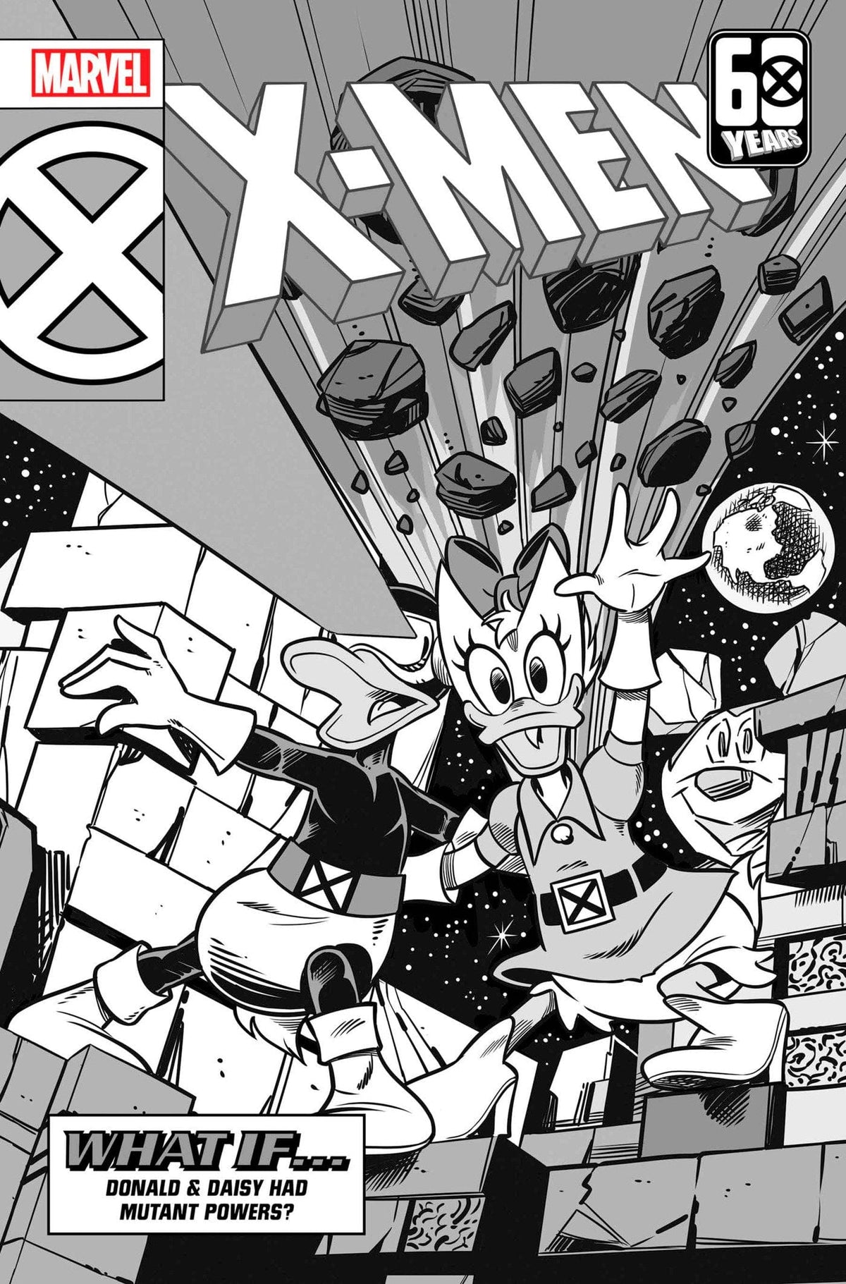 Marvel Comic Books > Incentives AMAZING SPIDER-MAN #55 1:100 INCV DONALD SOFFRITTI DISNEY WHAT IF? BLACK AND WHITE VARIANT 75960620200305516 PRH-75960620200305516