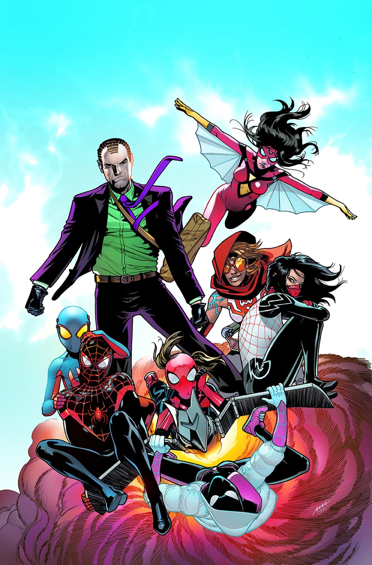 Marvel Comic Books > Incentives AMAZING SPIDER-MAN: SPIDER-VERSITY #2 1:50 INCV PERE PEREZ VIRGIN VARIANT 75960621577500217 PRH-75960621577500217