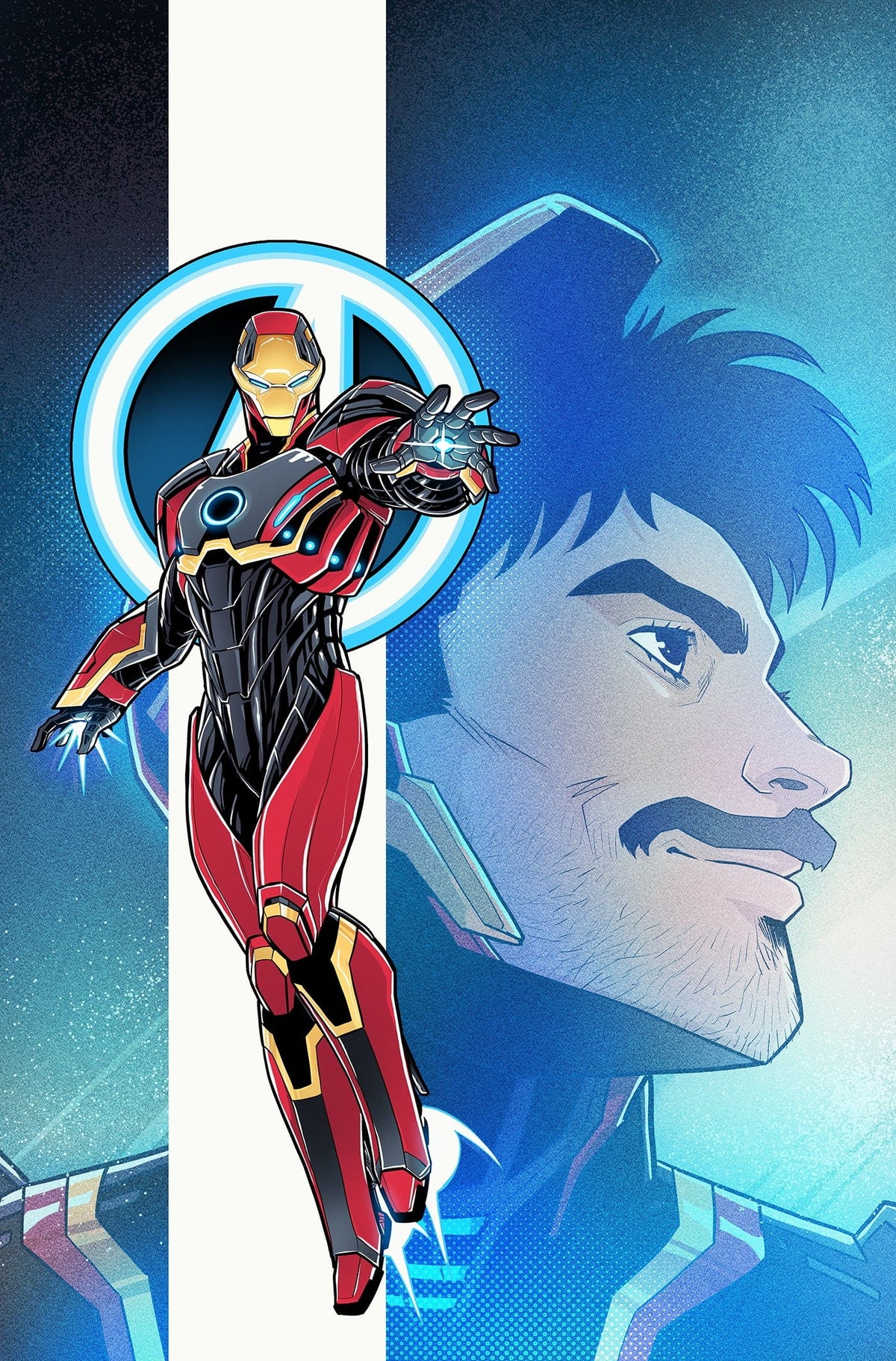 Marvel Comic Books > Incentives AVENGERS #31 1:50 INCV LUCIANO VECCHIO IRON MAN VIRGIN VARIANT 75960620426703116 PRH-75960620426703116