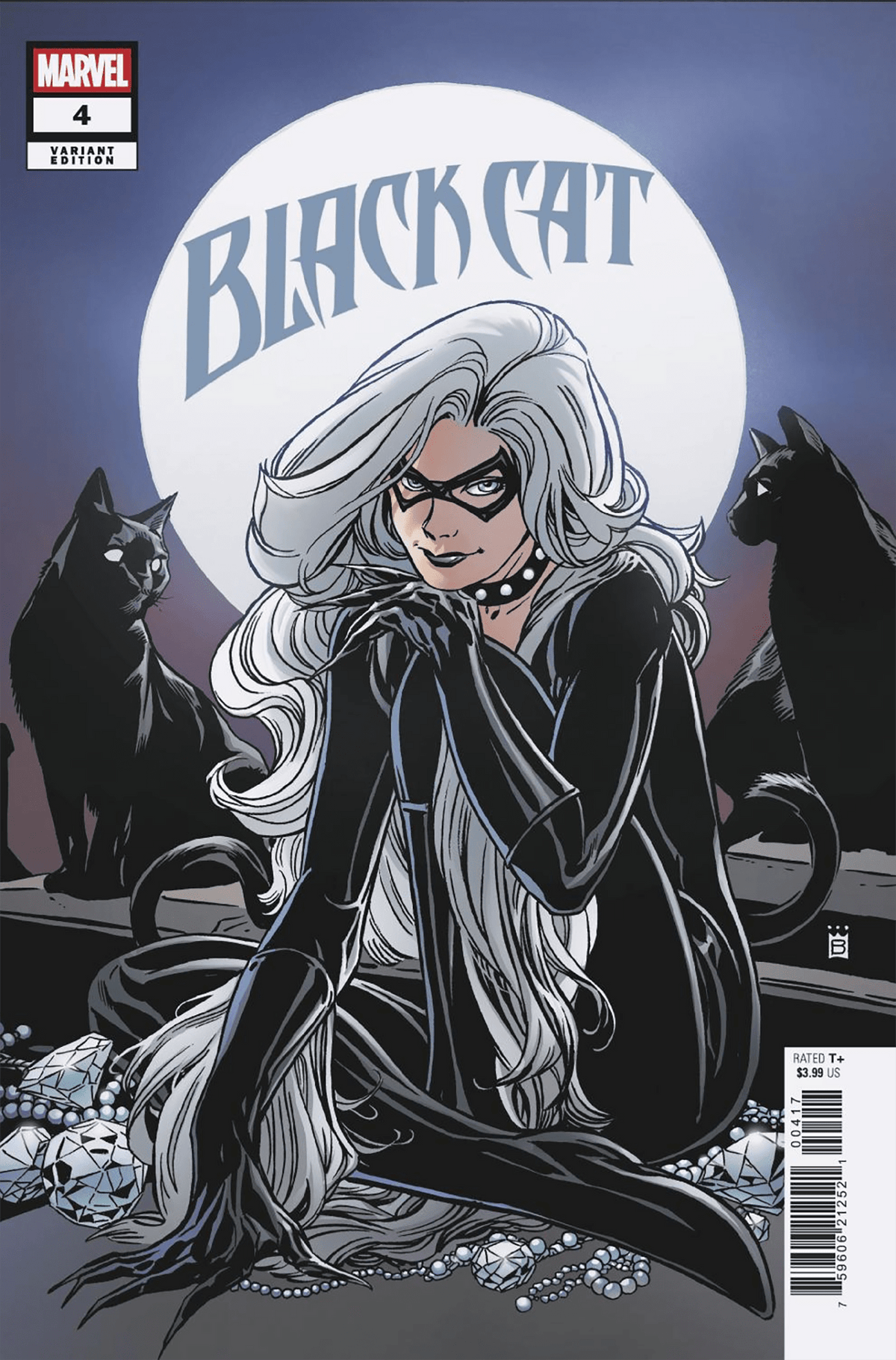 Marvel Comic Books > Incentives BLACK CAT #4 1:25 INCV MARK BUCKINGHAM VARIANT 75960621252100417 PRH-75960621252100417