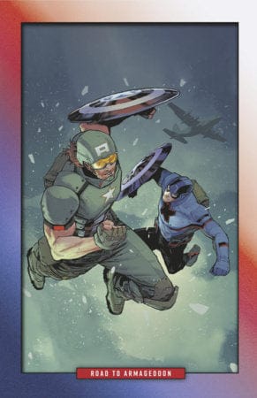 Marvel Comic Books > Incentives CAPTAIN AMERICA #2 1:25 INCV VALERIO SCHITI RATIO VIRGIN 3RD PTG VARIANT 75960621146300220 PRH-75960621146300220