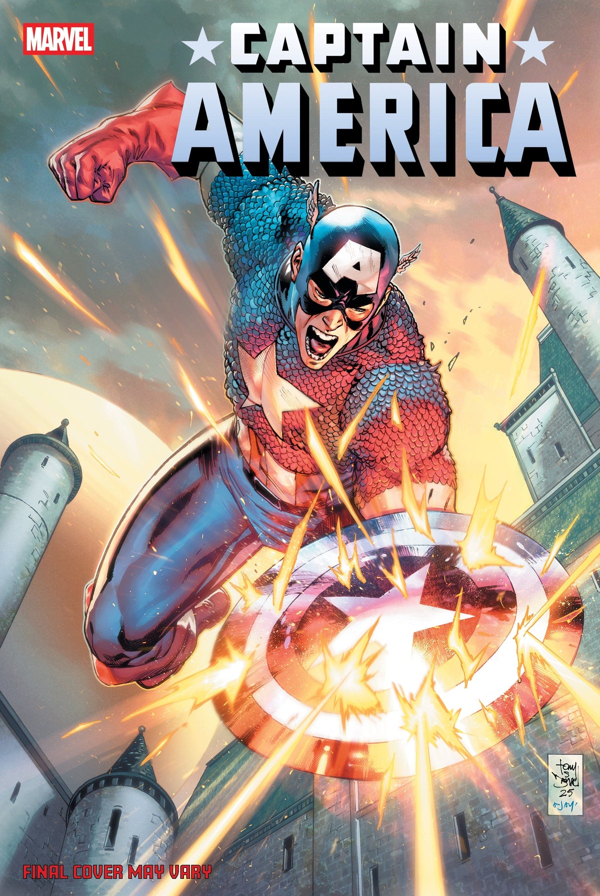 Marvel Comic Books > Incentives CAPTAIN AMERICA #9 1:25 INCV TONY DANIEL VARIANT 75960621146300917 PRH-75960621146300917